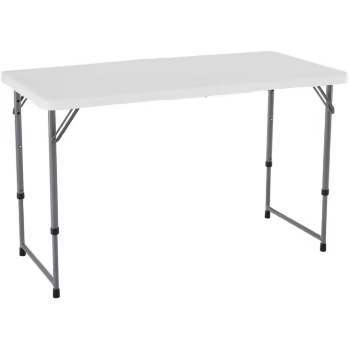 122x61x56 - 91,5 cm Mesa plegable multiusos ultrarresistente - 1