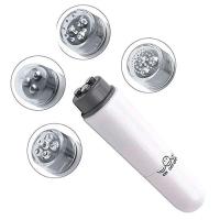 4 mini bolígrafos de masaje eléctricos para ojos, cara, cuerpo, esencia, introductor, masajeador de belleza, blanco y rosa - details 11