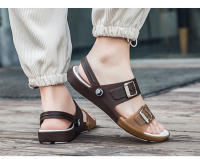 Sandalias de verano para hombre, de talla grande, con agujeros, punta abierta, suela gruesa, para exteriores y playa - details 10