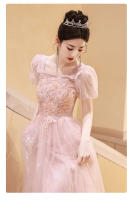 Elegante Vestido de Gala de Estilo Francés Alta Gama 2025 Perfecto para Banquetes, Cumpleaños, Bodas Moda para Mujeres - details 10