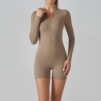 Mono Deportivo Con Cuello Levantado Y Cremallera Frontal Para Mujer - details 13