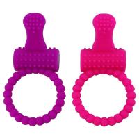 Anillos de eyaculación con retardo de tiempo vibratorio de silicona para hombre, juguete sexual de entrenador para adultos, producto erótico - details 6