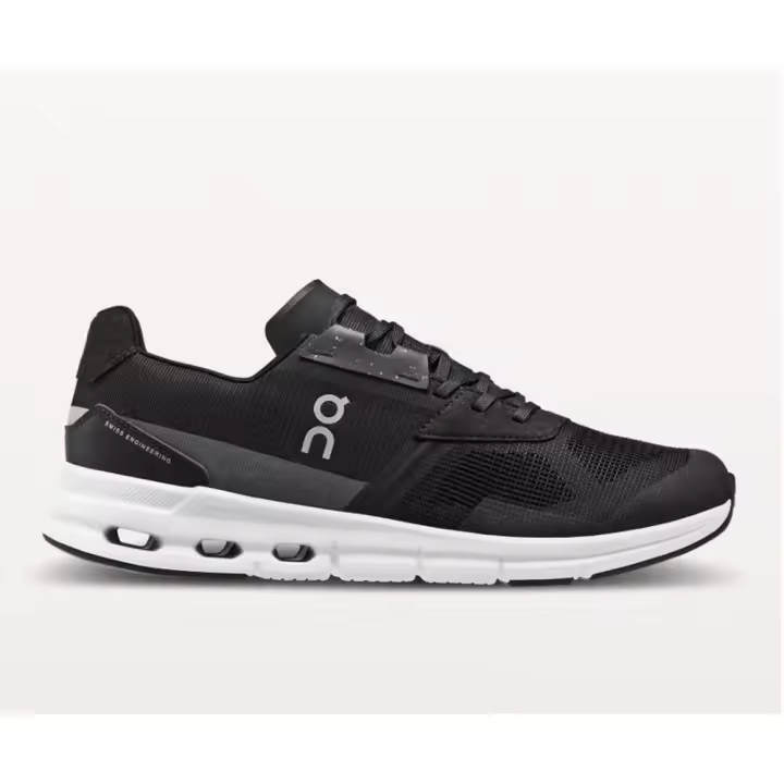 Zapatillas negras de moda para hombre, zapatillas para correr. - 1