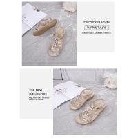 Sandalias de Mujer Verano 2025 Diseño Boho con Cristales en Forma de 8 - details 9