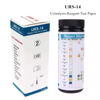 Papel de prueba de urinálisis URS-14, tiras reactivas de cetona, tiras de prueba de orina, leucocitos, nitrito, urobilinógeno, proteína pH 100 piezas - details 0