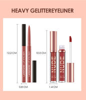 Juego de maquillaje de lápices labiales de 12 piezas, 6 líquidos mate + 6 delineadores, kit de brillo de labios resistente al agua de larga duración - details 10