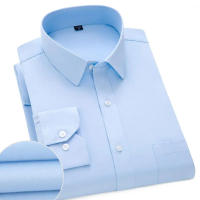 Camisas de hombre Oficina Simple Básico Marca Hombre Ropa - details 12