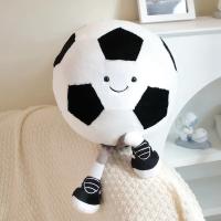 1/2 uds. Adorno de felpa para el hogar, muñeco de peluche con forma divertida de baloncesto y fútbol, muñecos con pies, muñecos de peluche, juguetes, almohada de felpa en forma - details 4