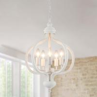 Lámpara de araña negro 8 Luces Lamparas De Techo Salon Lamparas de araña estilo vela con rueda de carro, lámparas rusticas Vintage lámpara colgante para comedor porche cocina dormitorio - details 8
