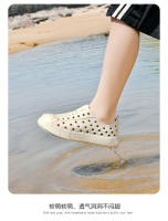 Nuevo Baotou zapatos de agujero para niños sandalias casuales de playa hueca transpirable de suela gruesa antideslizante de secado rápido uso exterior zapatos de moda - details 3
