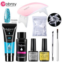 Set de Gel para Uñas de 4 Partes Kit de Arte de Uñas Acrílicas con Lámpara Mini - details 3