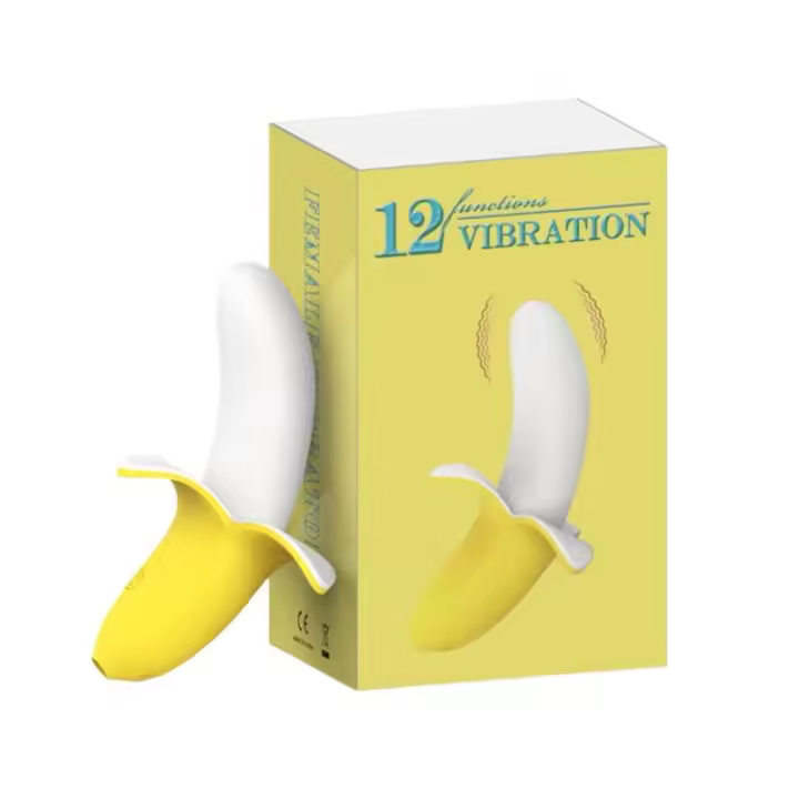 Leten-vibradores de plátano de silicona recargables de 12 frecuencias, estimulador de orgasmo para adultos, masturbador, Juguetes sexuales para Gay, Vagina, ano - 1