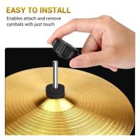 Tuercas de platillo de plástico de 6 piezas, tuerca de platillo de ajuste rápido para kit de batería de percusión, piezas de repuesto de percusión - details 6