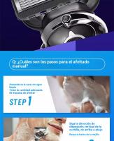 Afeitadoras para barba hombre profesional viajar Portátil traje - details 6