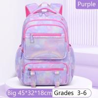 Mochila escolar para niños, resistente al agua, duradera, gran capacidad, arcoíris, mariposa, primaria - details 13