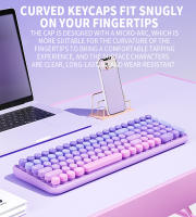Teclado inalámbrico ergonómico para Pc/portátil/escritorio, 2,4 teclas, Retro, redondo, función Multimedia, 106G - details 6