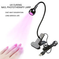 Pegamento UV multifuncional para manicura, lámpara multiusos con Clip e interruptor, luz púrpura, alta calidad - details 0