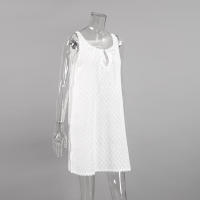 Camisón de Seda-Algodón para Mujer Verano 2025 Pantalones Cortos con Tirantes - details 4