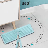 Fregona plana de microfibra, accesorio manos libres para limpiar el suelo, con almohadillas lavables, herramientas de limpieza para el hogar, 2023 - details 4