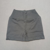Hamidou pantalones cortos deportivos para mujer, Shorts de Yoga con cintura cruzada, gimnasio, entrenamiento, correr, cintura alta, realce de cadera, sin costuras, Fitness - details 2