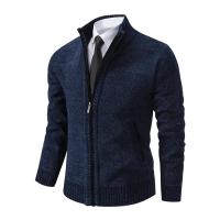Cárdigans de otoño e invierno, suéteres con cuello levantado para hombre, suéteres de chenilla, prendas de vestir exteriores, ropa de hombre - details 11