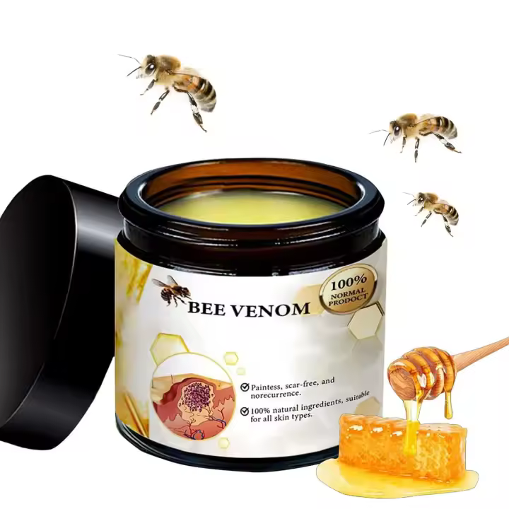 Crema hidratante, reparación de miel natural para eliminar manchas para hombres y mujeres, crema hidratante con veneno de abeja para todas las partes del cuerpo 2 OZ - 1