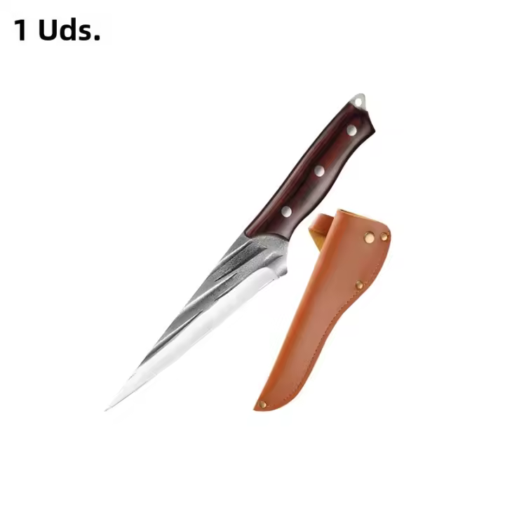 Cuchillo de cocina profesional de acero inoxidable forjado a mano para filetear y cortar carne, herramienta de barbacoa para chef - 1