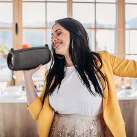 Funda de silicona para Altavoz Bluetooth Charge 5, protección de viaje con correa para el hombro y mosquetón - details 3