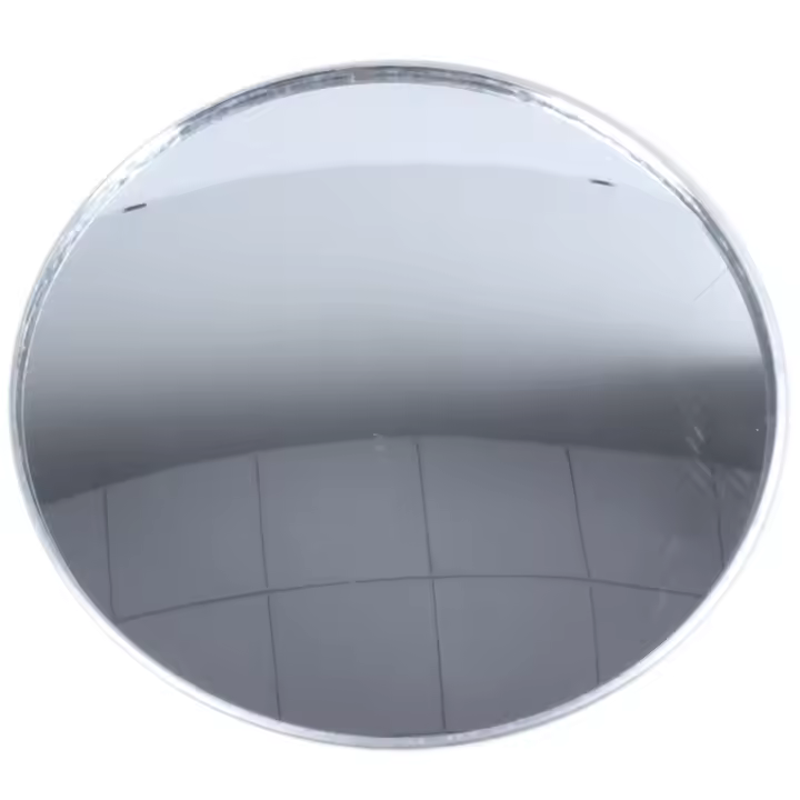 Espejo retrovisor convexo redondo de 3 "en tono plateado para coche - 1