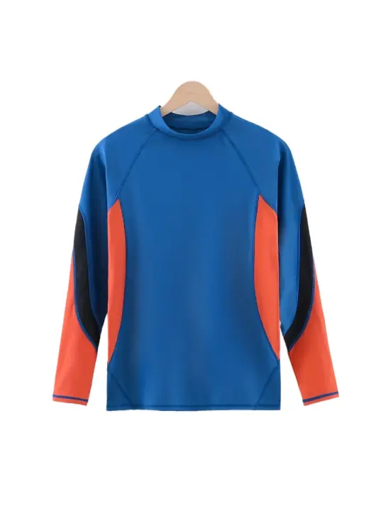 Camiseta de manga larga para hombre, de secado rápido, protección solar, para natación, buceo, surf, ropa deportiva de verano - 1