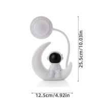 Luz Nocturna creativa de astronauta lunar, lámpara LED de escritorio pequeña para decoración de dormitorio, regalo de Navidad - details 5