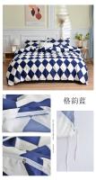 Juego de ropa de cama en blanco y negro, edredón individual con funda de almohada para cama doble, sabanas, cama matrimonial, Queen/King - details 11