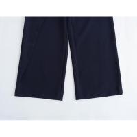 Mono de lino sin tirantes para mujer, cuello recto, cremallera trasera, monos femeninos, moda elegante. - details 8
