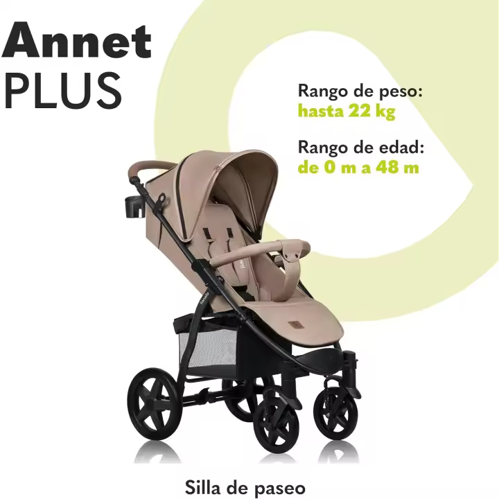 Silla de Paseo Ajustable para Niños 22kg Ajuste de Espalda Horizontal Cubierta XXL - 1