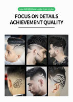 Kemei-máquina de corte de pelo corporal transparente para hombres, cortadora de pelo eléctrica inalámbrica, cortadora profesional de barbería, USB, KM-NG108 - details 1