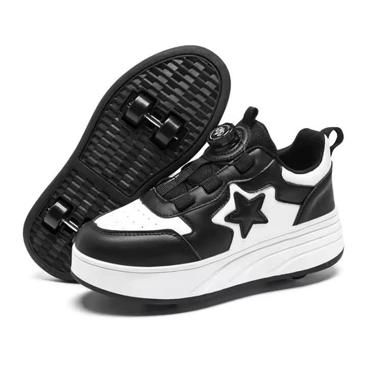 Zapatos de skate de 4 ruedas para niños Confort para niños - 1