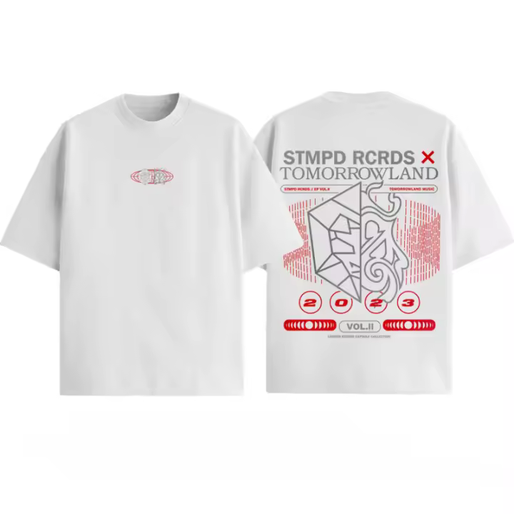 Camiseta de manga corta de gran tamaño para hombre de alta calidad - 1