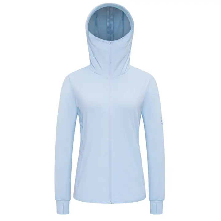 Chaqueta Ligera de Protección Solar UPF 50+ Sudadera Deportiva con Manga Larga de Secado Rápido - 1