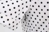Elegante Vestido Midi con Cinturón Estilo Retro de Puntos Blancos y Negros - details 10