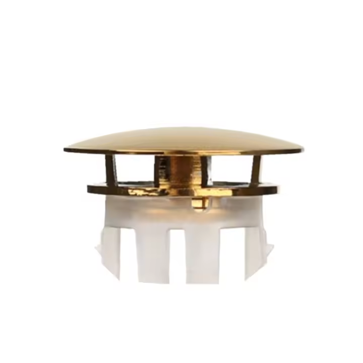Cubiertas de desbordamiento de fregadero de cobre, tapón de anillo de desbordamiento de lavabo, tapa de anillo embellecedor, tapón de drenaje de bañera - 1