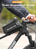 WEST BIKING-bolsa impermeable para bicicleta, funda para teléfono con pantalla táctil, gran capacidad, para manillar delantero, accesorios para ciclismo de montaña y carretera - details 9