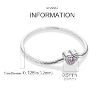 Pulsera De Plata Esmaltada Con Botella De Perfume Cadena De Serpiente Ajustable Para Mujer Joyería Fina DIY Regalo Con Encantos - details 2