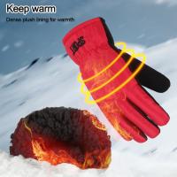 Guantes cómodos de invierno a prueba de viento, manopla impermeable para Snowboard y nieve al aire libre, manopla de manga larga - details 6