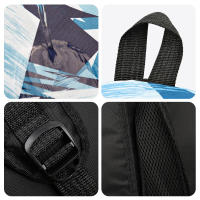 Mochilas estampadas con estampado de Color, mochilas escolares de gran capacidad para estudiantes, mochila de viaje impermeable, mochila de escuela secundaria - details 6
