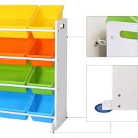 Organizador de Juguetes y Libros 12 Cajas de Color para Habitación Infantil Muebles y Organización - details 1
