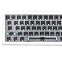 GMK67-espaciador de Teclado mecánico de intercambio en caliente, Kit retroiluminado RGB, Bluetooth 2,4G, inalámbrico, 3 modos (blanco) - details 5