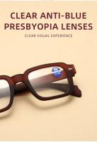 Gafas cuadradas de plástico para ordenador de lectura para mujer, luz azul, presbicia+1,0+1,5+2,0 - details 1