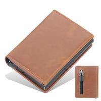 Cartera de Cuero de Calidad para Hombre, Cartera RFID Antirrobo, Billetera para Hombre,regalos para hombres - details 3