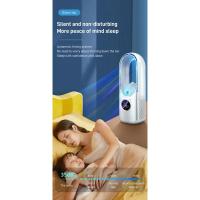 Enfriador de aire USB portátil, ventilador eléctrico sin aspas, temporizador silencioso de 6 velocidades, ventilador de refrigeración, humidificador, ventilador de aire acondicionado - details 9