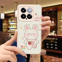 Funda de silicona a prueba de golpes para Xiaomi 14 5G, ligera, con tema floral - details 6